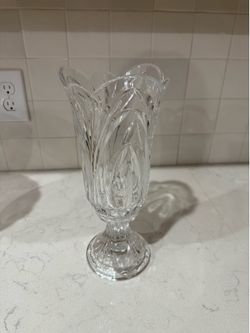 Imperial crystal vase - candle stick holder?