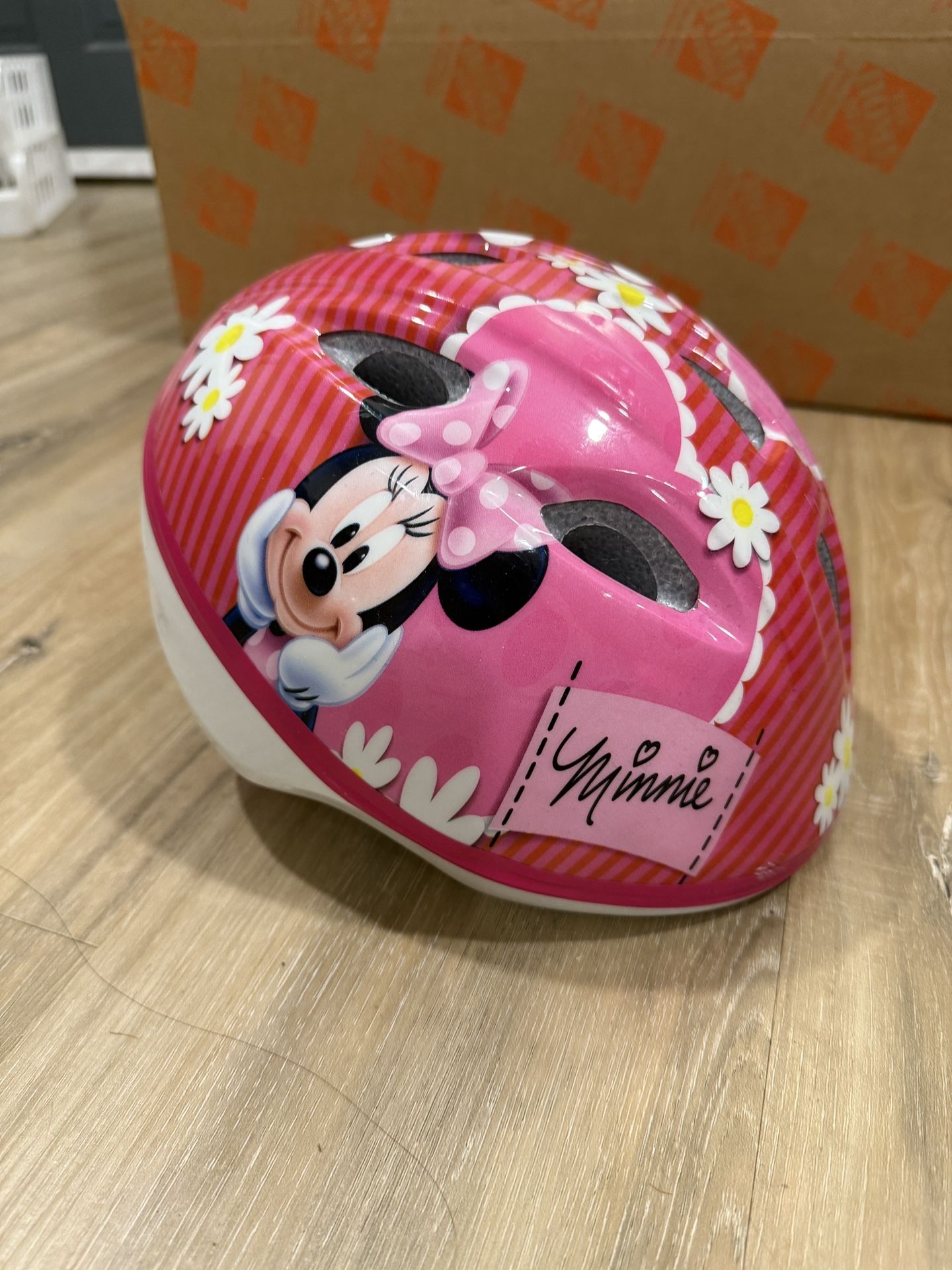 Girl Kid Minnie Bike Helmet
