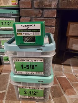 Exterior screws 25lb 40$.Available different sizes