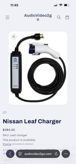 EV Nissan Charger $80