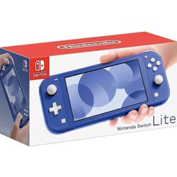 brand new nintendo switch lite blue