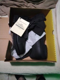 These Are Regular Issue Military Boots. 