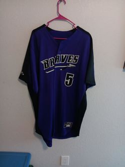 Braves #5 Baseball Jersey 3XL