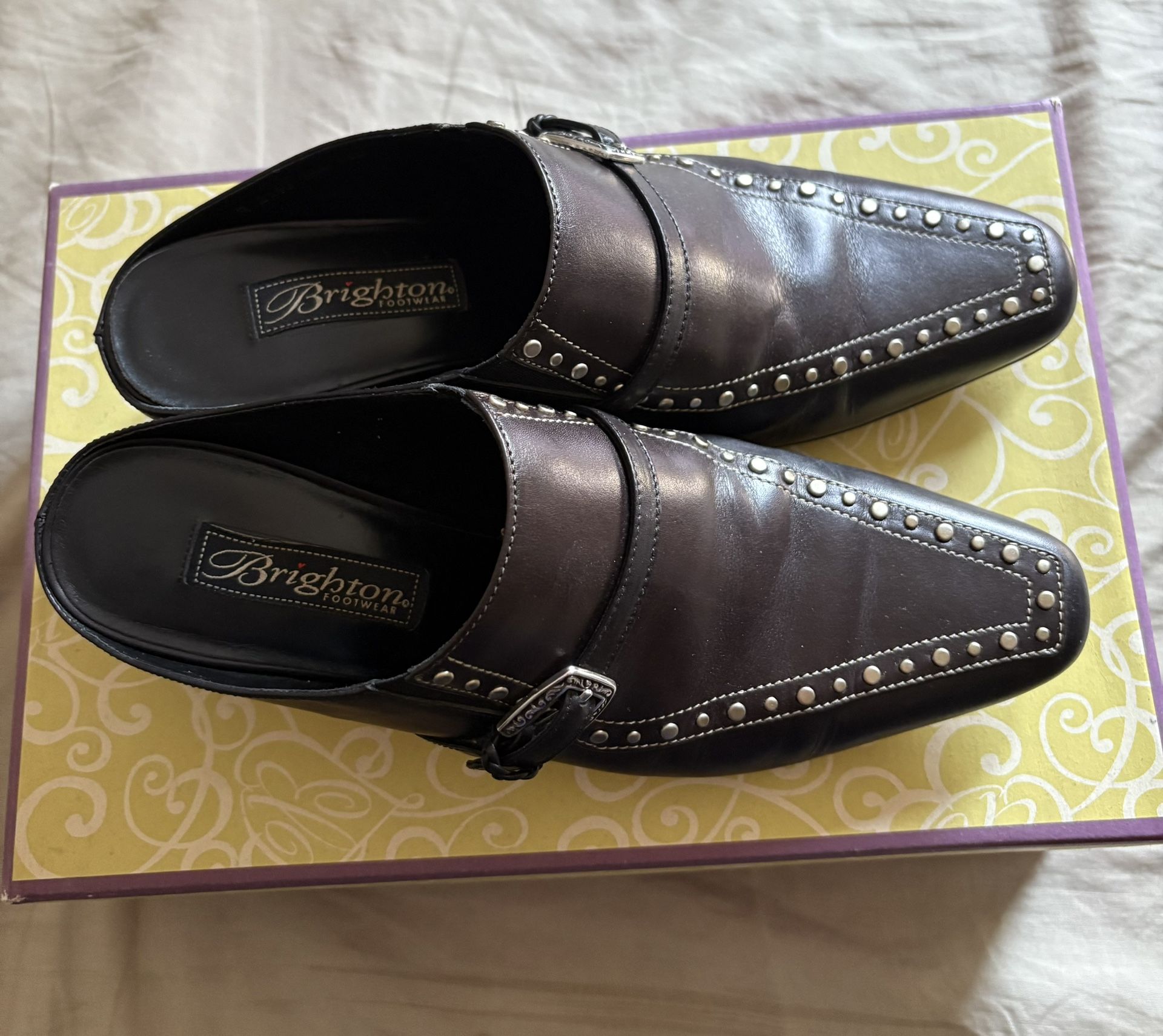 Brighton "Tempe" ALL Leather Mule Boots Or Best Offer