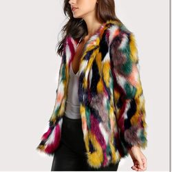 Faux Fur Woman’s Coat 