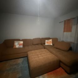 Sectional and Ottoman 