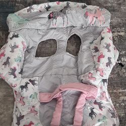 Unicorn Zebra Shopping cart Cover — Very Good Condition