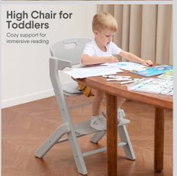 Obee Odee Fully Washable Baby High Chair for Babies and Toddlers(Grey)