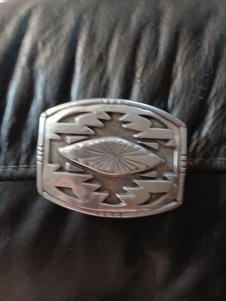 Silver Belt Buckle