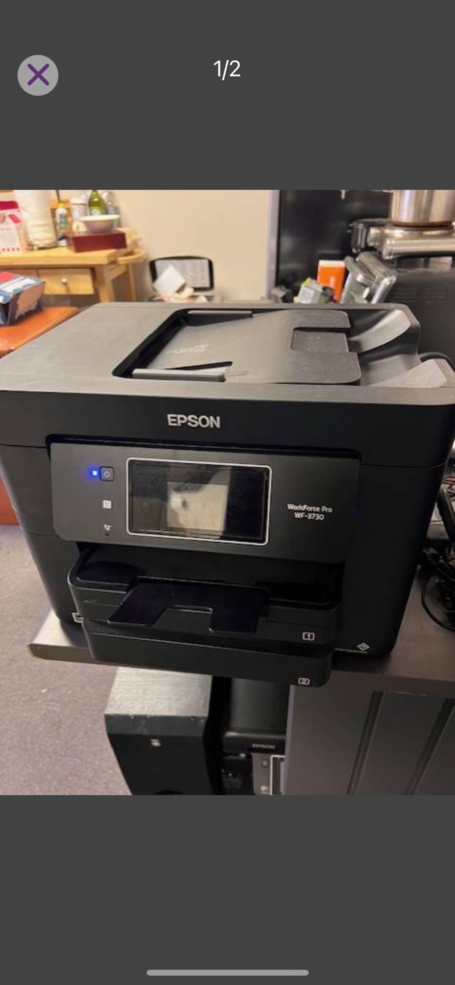 EPSON WORKFORCE PRO WF-3730 PRINTER - Duel paper trays