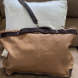 Jo Leather And Suede Purse Tote