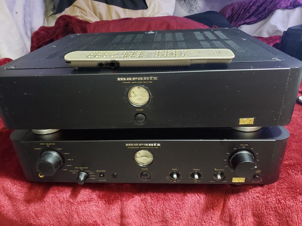 MARANTZ SM-17SA AND PM-17SA AMPLIFIERS ( GREAT CONDITION)