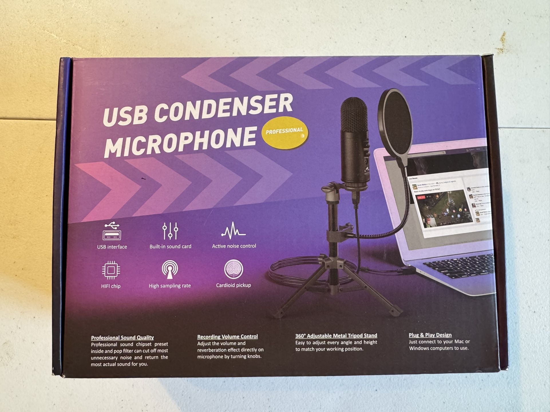 Brand New USB Condenser Microphone