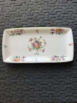 Vintage Minton Marlow Bone China Sandwich Tray