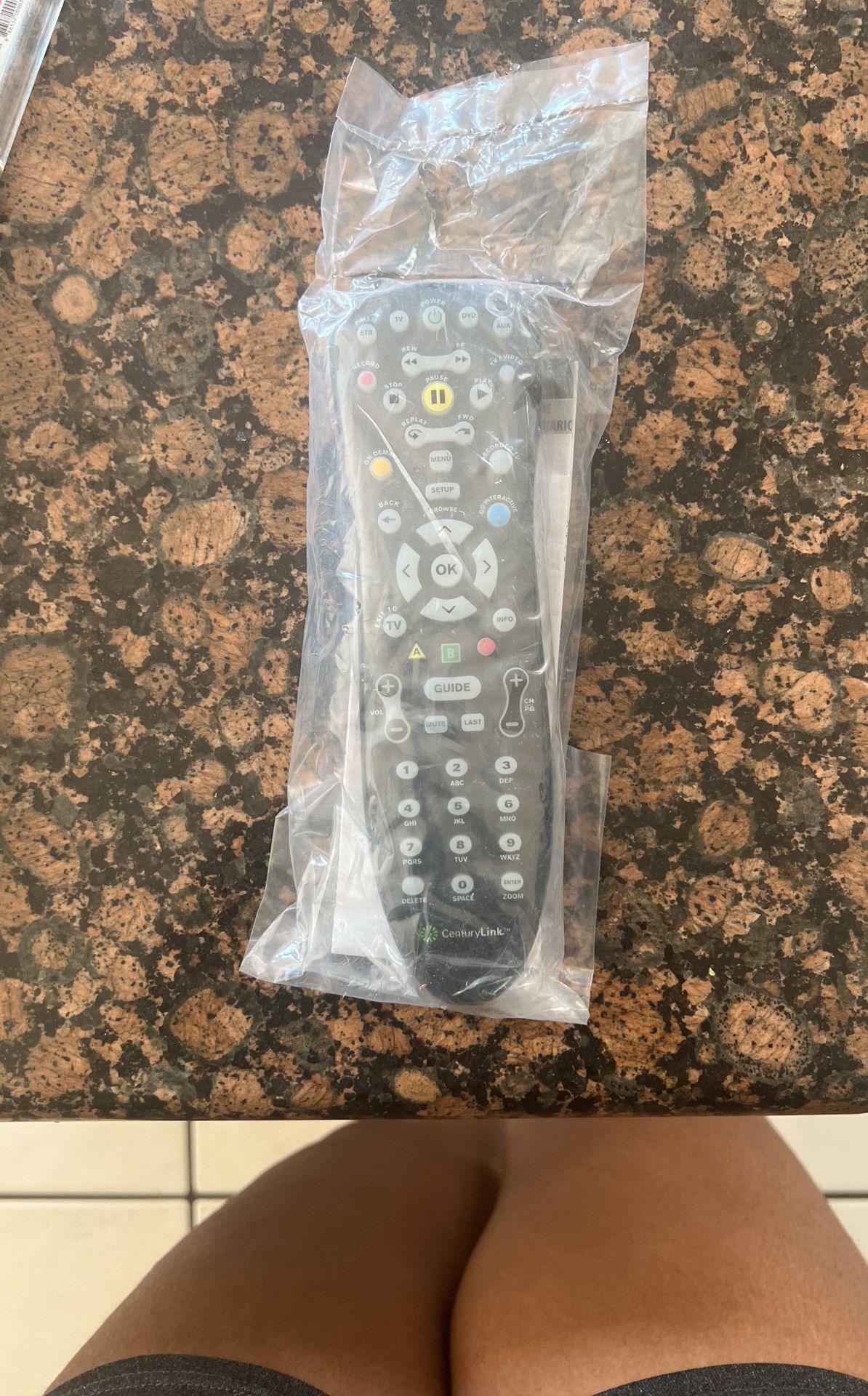 CenturyLink MXV4 IR Universal Cable TV Television Replacement Remote Control