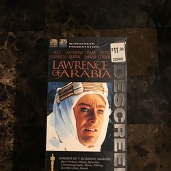 Lawrence Of Arabia VHS Movie Factory Sealed 