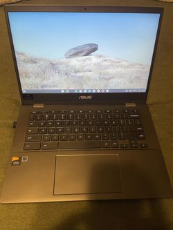 Asus Chromebook Laptop, And A Lap Desk