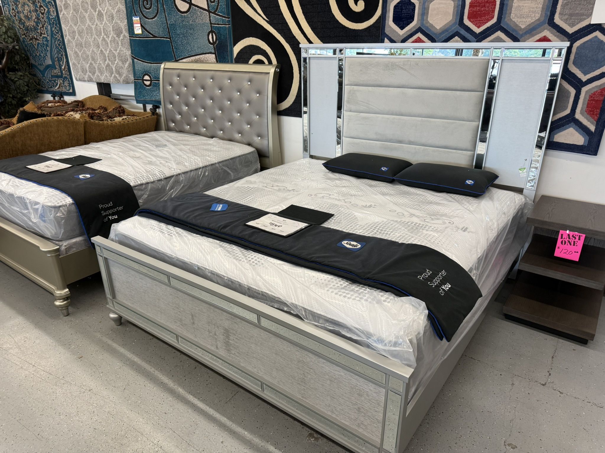 Furniture Mattress Box Bunkbed Bedframe Twin Full King Queen