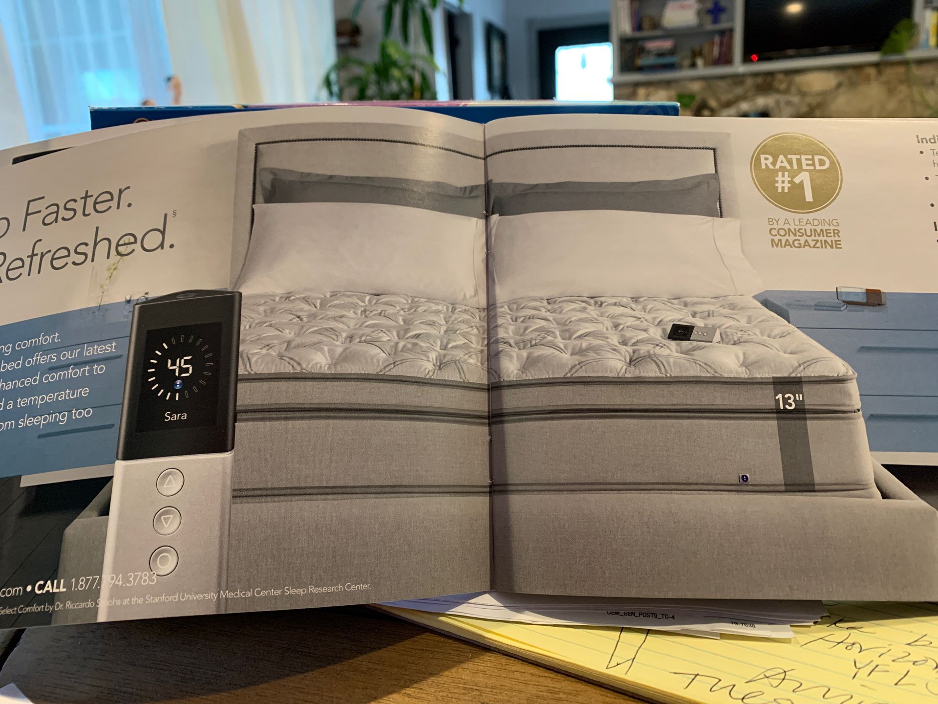 I8 Sleep Number Cal King Bed 300 w Bed frame for Sale in Burbank, CA
