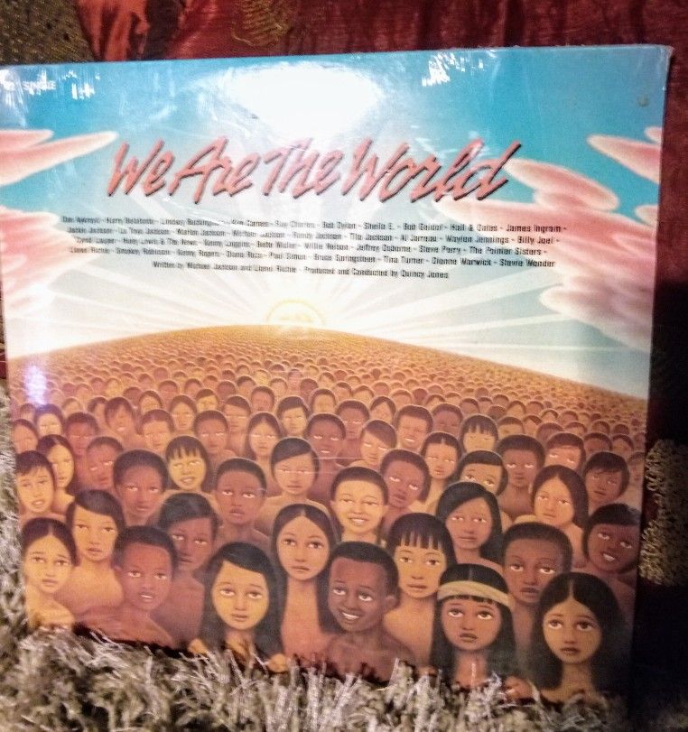 (BRAND NEW) VINYL 'WE ARE THE WORLD " RECORD
