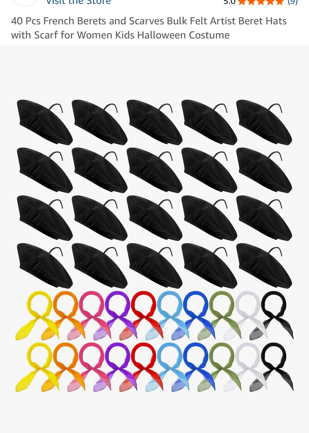 French Berets and Scarves