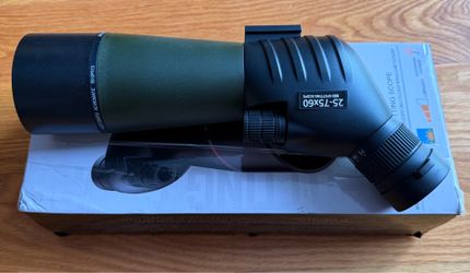 ED Spotting Scope 25-75x60 Hunting Bird Watching Telescope