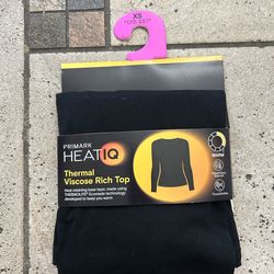 NWT Primark HeatIQ thermal viscose rich top size XS