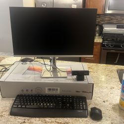 HP 24 Inch Monitor With webcam