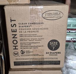 New Box, The Honest Company Clean Tamaño 7 (64 unidades)