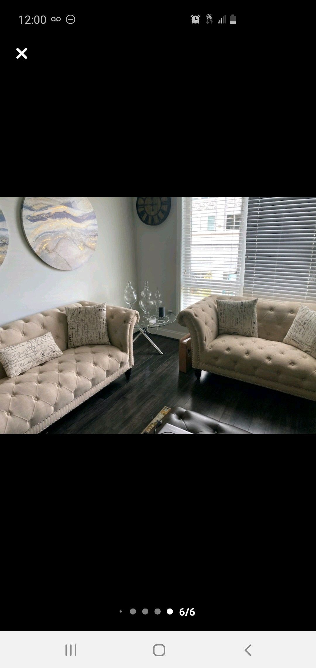 Brand new sofa and loveseat