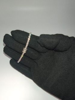 14k tennis bracelet
