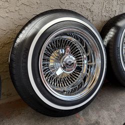 13” Wire wheels to clear skirts