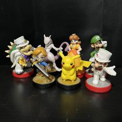 (READ DESCRIPTION) Rare Cheap Nintendo Amiibo Mario Pokémon Used Limited Edition Smash Bros Switch Pikachu Collectible Figure