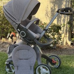 Stokke Stroller + Accessories – $250