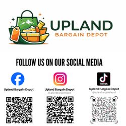 Upland Bargain Depot - Follow Us Here & Social Media 