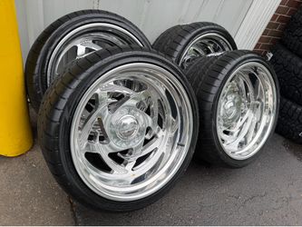 20x11 polished wheels 6lug universal