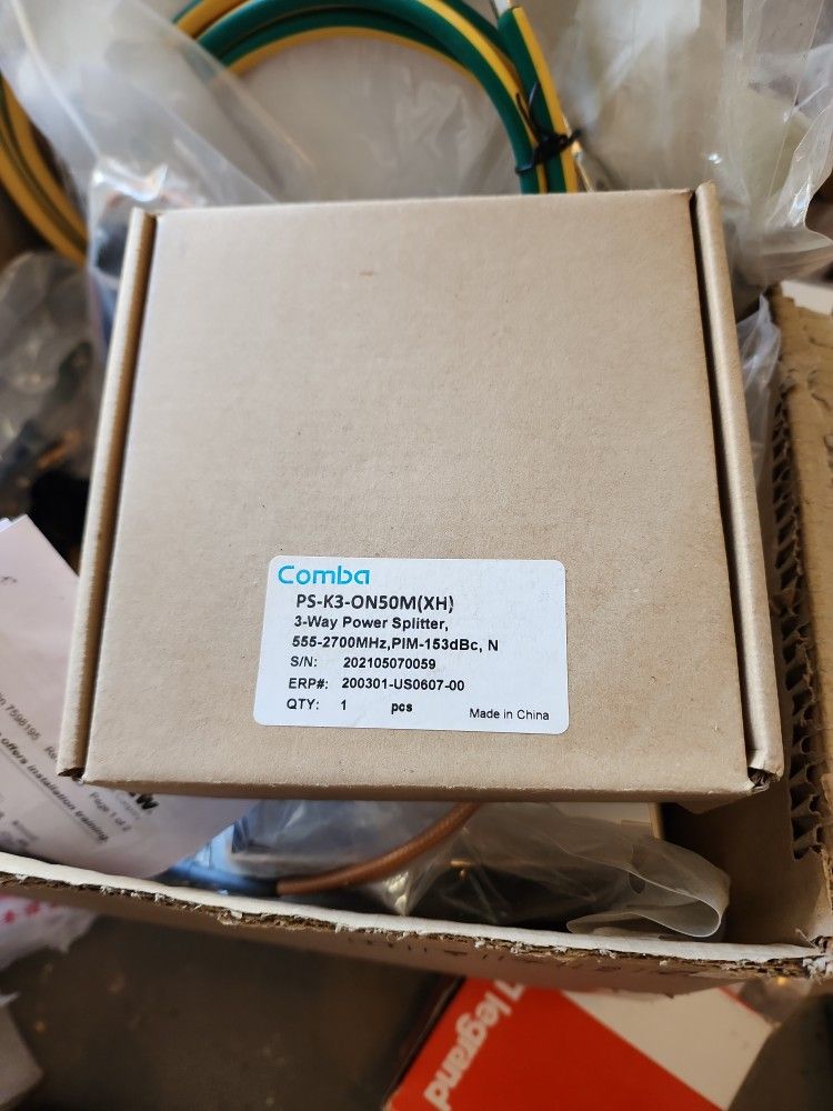 Comba Telecom PS K3 ON50M(XH) (contact info removed)MHz 3 Way Power Splitter,All Products : American Fashion Style Bags On Sale