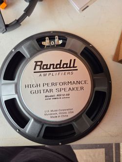 Randall guitar speakers