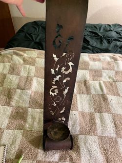Antique Metal Wall Candle Holder