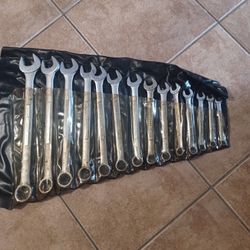 14 Pc Set Craftsman  Open And Close Wrenches 
