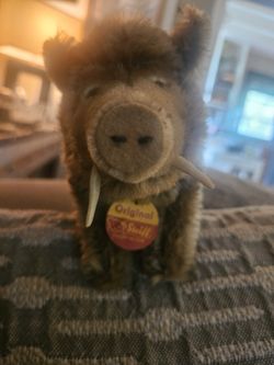STEIFF ORIGINAL VINTAGE NUMBERED WILD BOAR