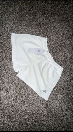 WHITE ALO SHORTS