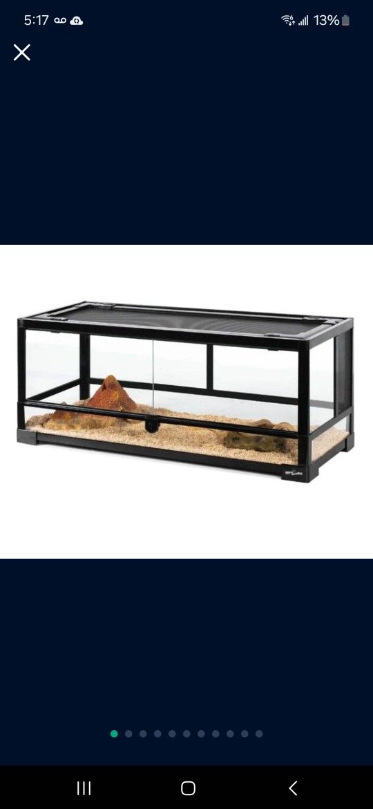 18 Gallon Terrarium Holds 4 IN WATER 30x12x12x