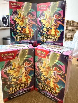 Pokémon Mega Evolution Ascended Heroes Booster Bundle x4