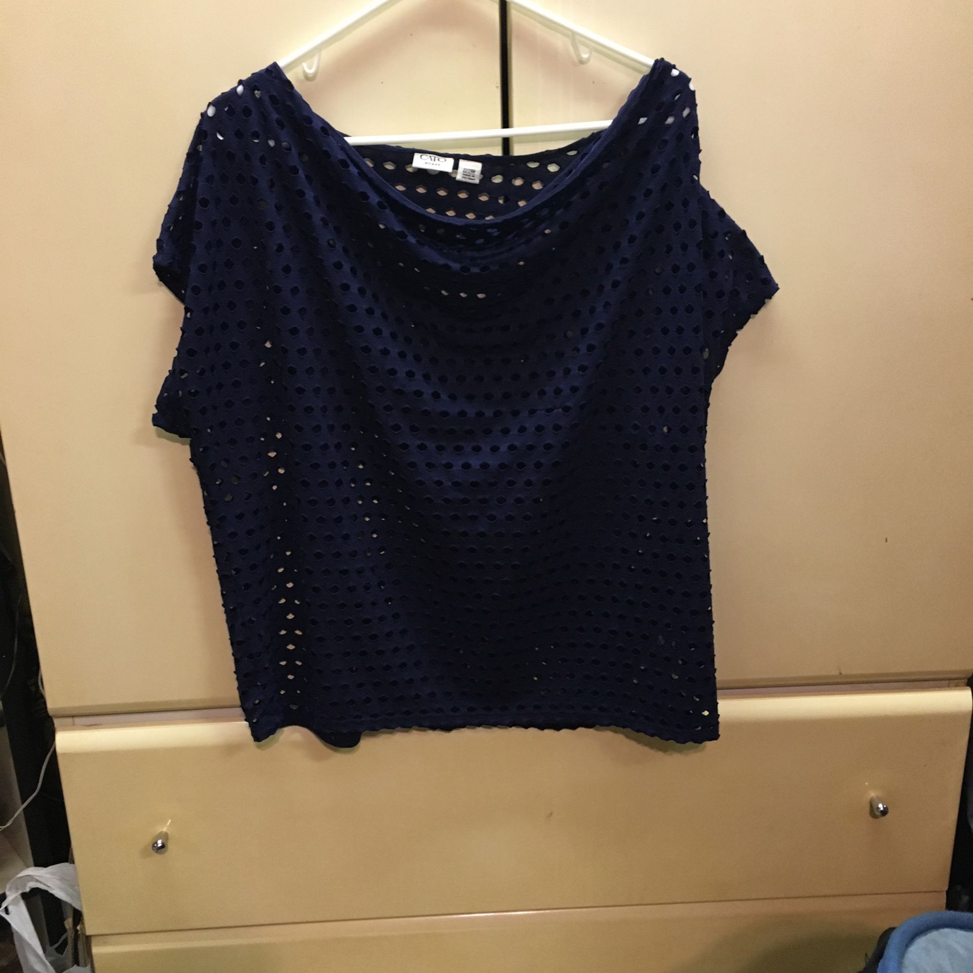 Navy Blue Over-Shirt By Cato