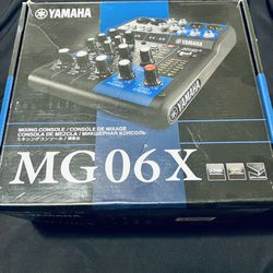 Yamaha MG06 Mixer 