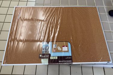Quartet Aluminum Frame Bulletin Board - New