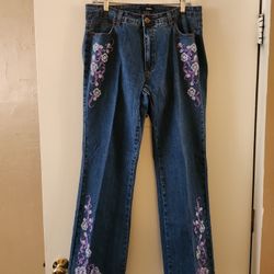 vintage Denim24/7 size 14W  hip44 w34. inseam 30.5
