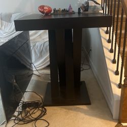 Bar Height Wooden Table 
