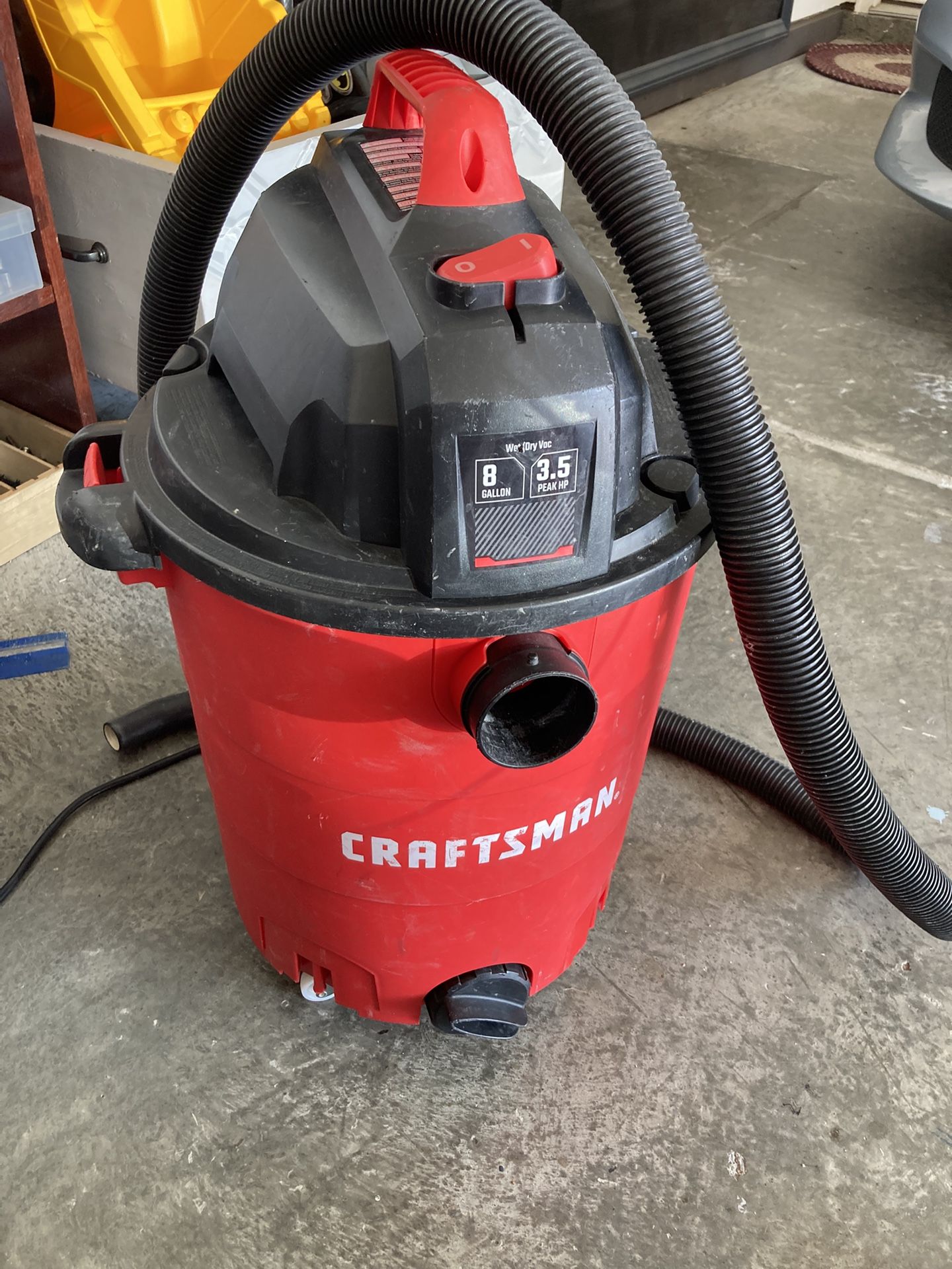 Craftsman 8 Gallon Shop Vac Read Description